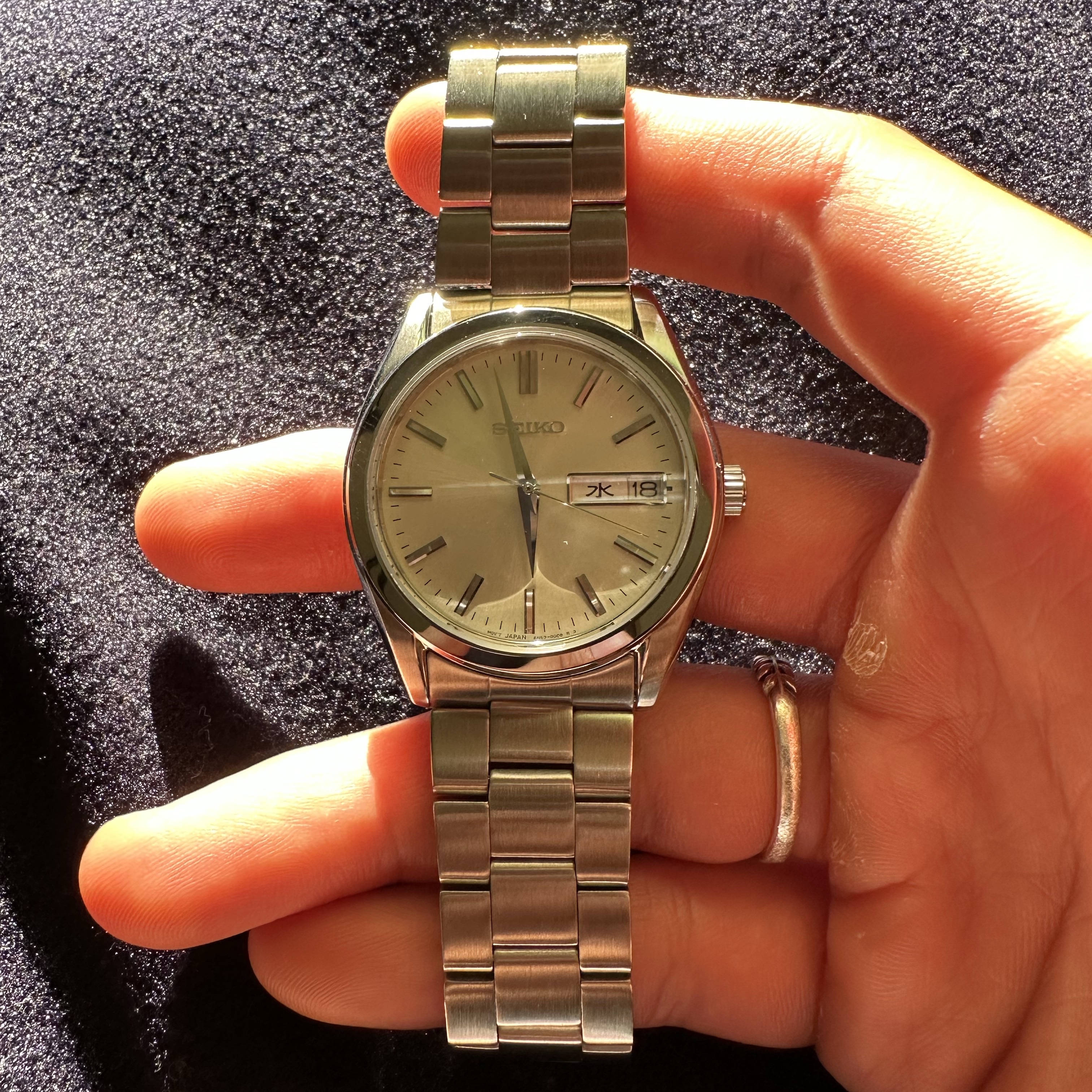 Seiko SBTH007 Silver 착용 스타일