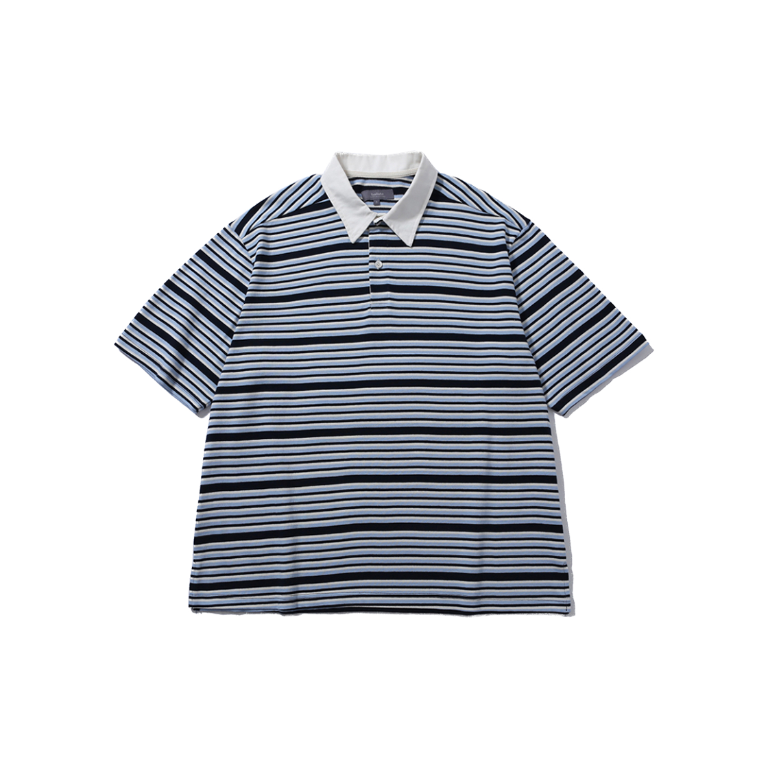 BAL077 Ballute Oversized Rugby T-Shirts Blue