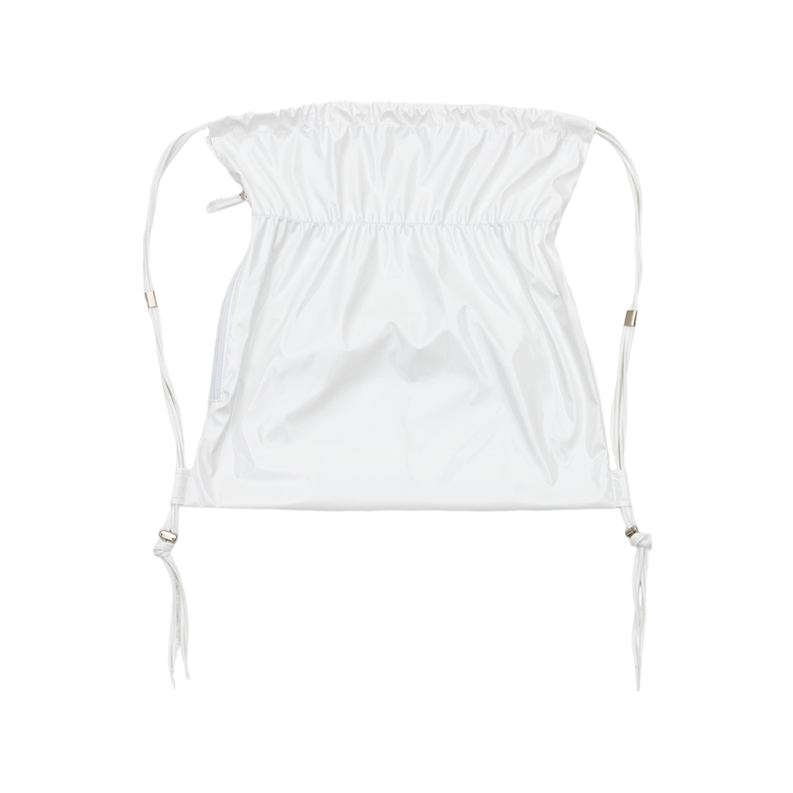 돈애스크마이플랜 글로시 스트링 백팩-화이트(Don't Ask My Plan Glossy String Back Pack-White) - 2
