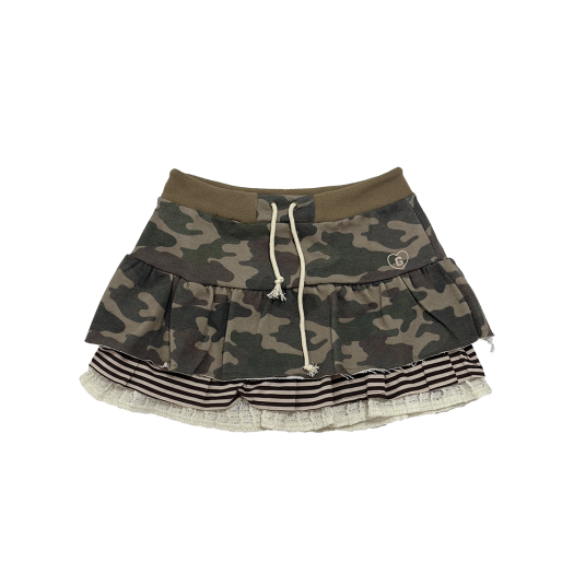 GR25SSFB05CM Grailz Camo Layered Skirt Camo