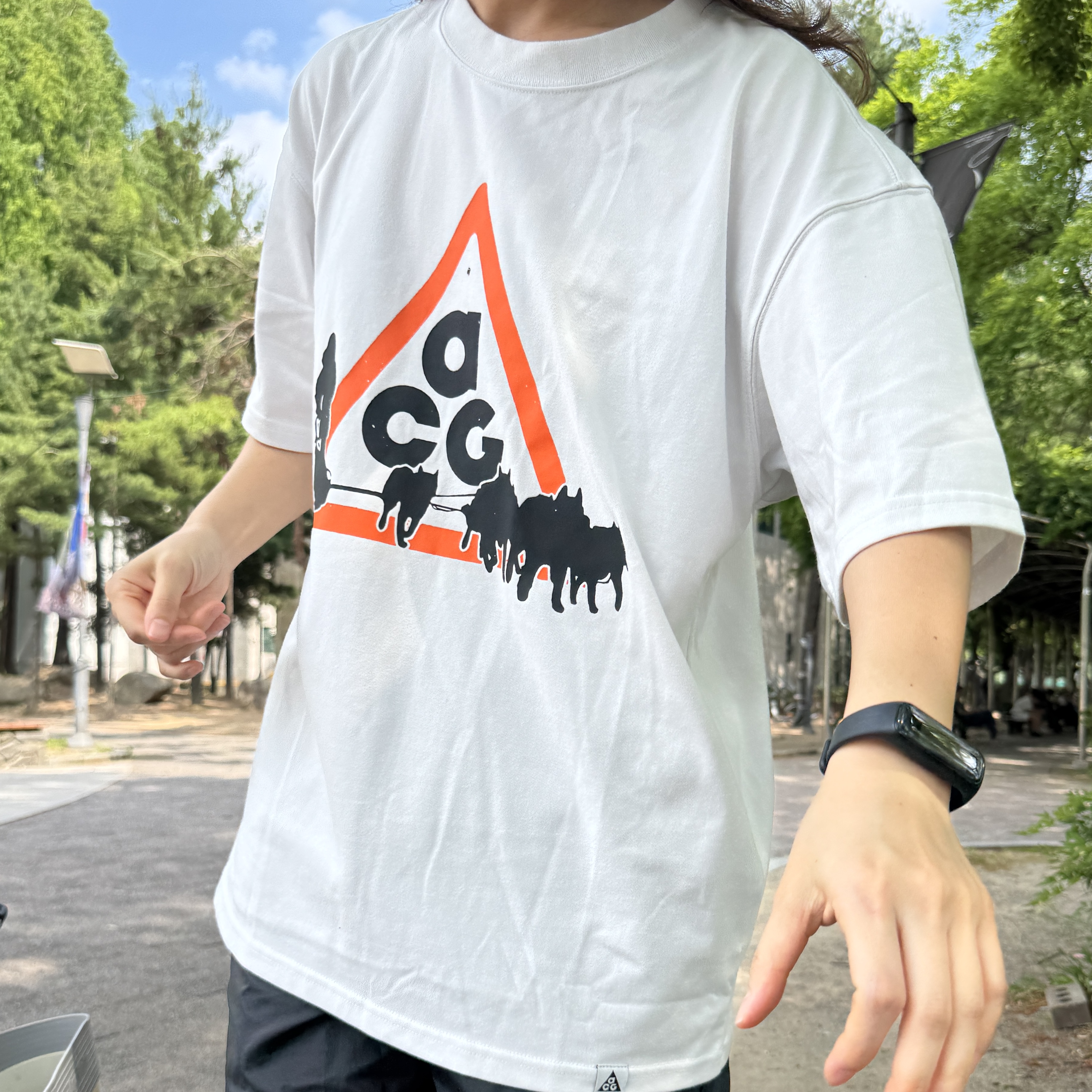 Nike ACG Dri-Fit Dog Sled T-Shirt Summit White - Asia 착용 스타일