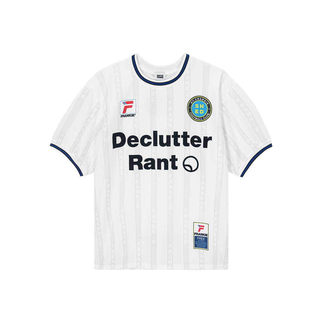 HF25BST013WT HIGHTIDE FRANKIE Declutter Rant Jersey Shirt