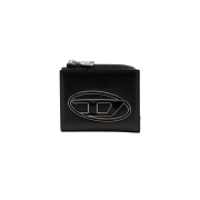 Diesel 1DR Card Holder Zip L Black