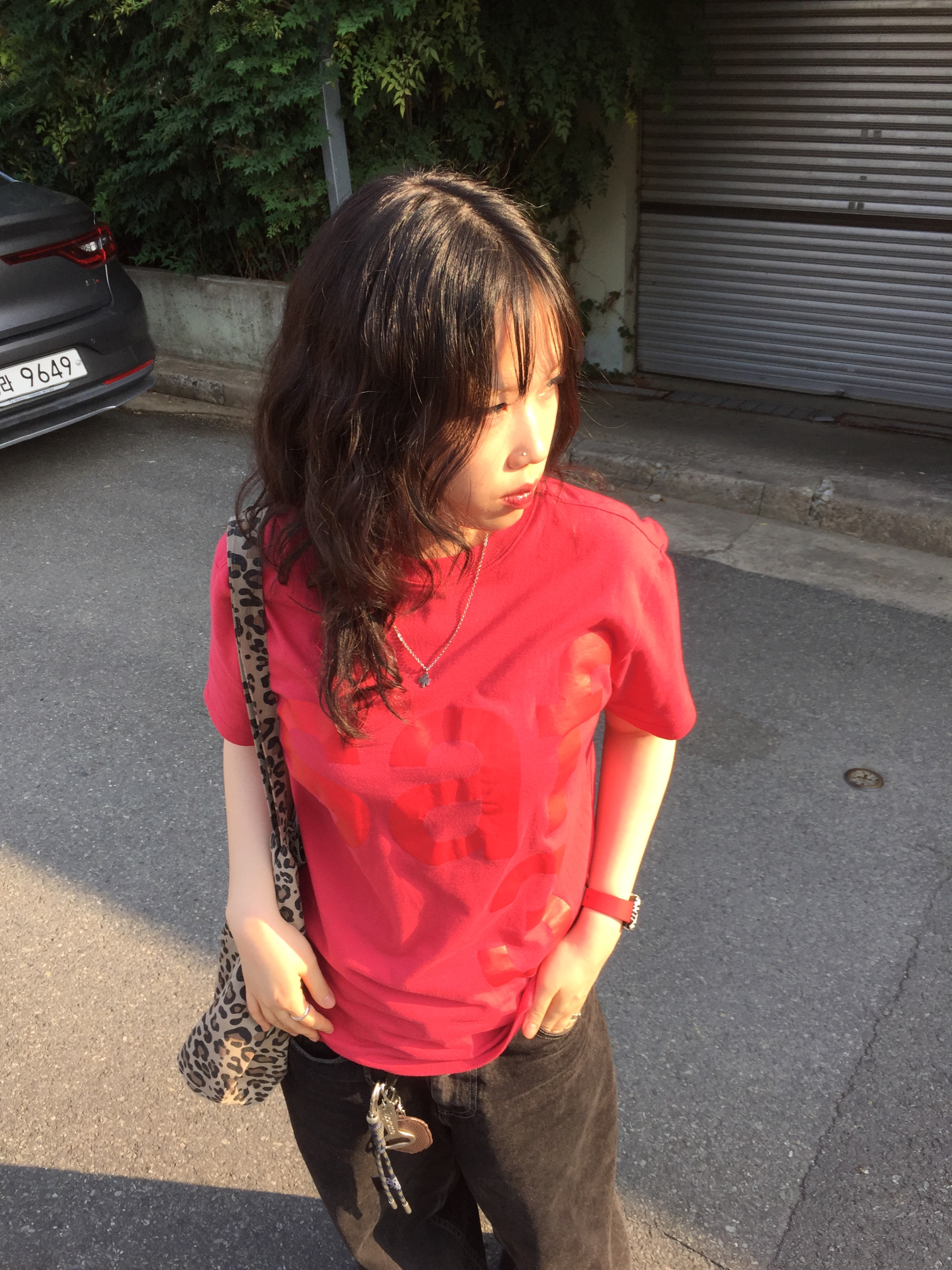 [KREAM 단독] Safarispot Basic Safari T-Shirt Red, Polar Skate Co. Big Boy Pants Silver Black 착용 스타일