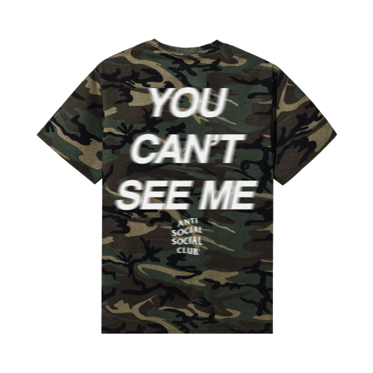 TI25B0302001 ASSC x WWE You Can't See Me Tee Camo