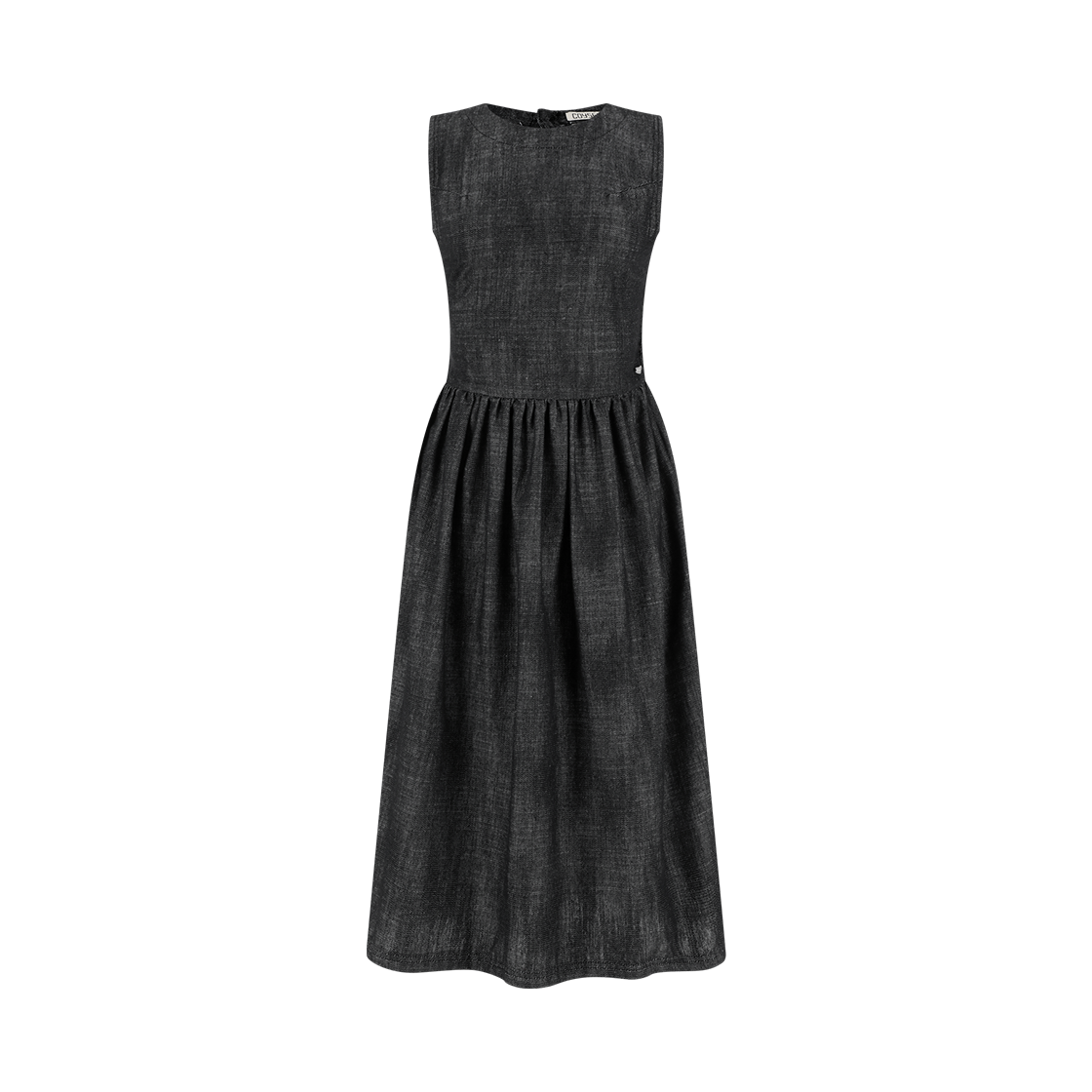 SU2502OP81 COYSEIO Round Cut Out Dress Black