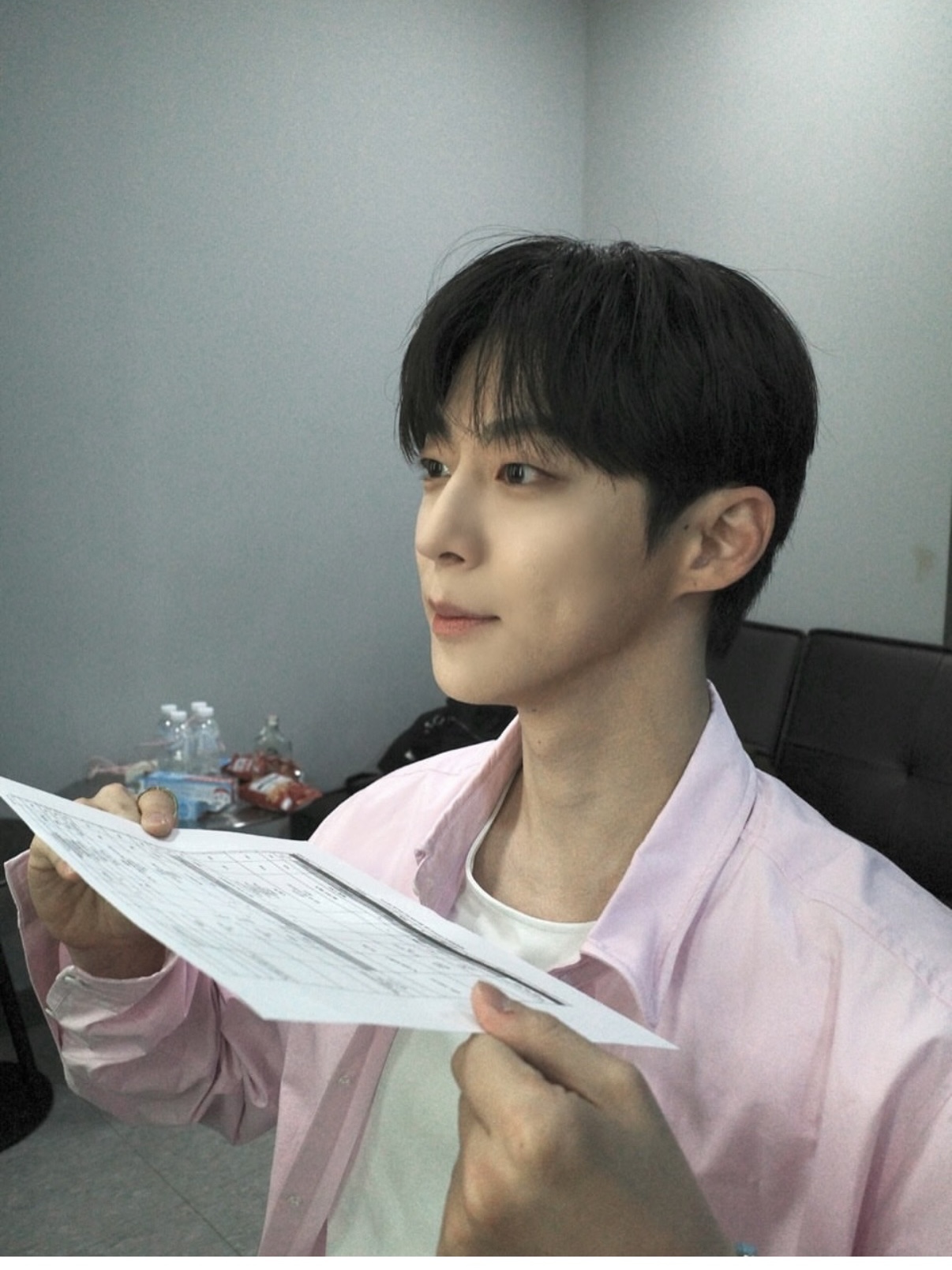STU Wire Shirts Pink 착용 스타일 - 2