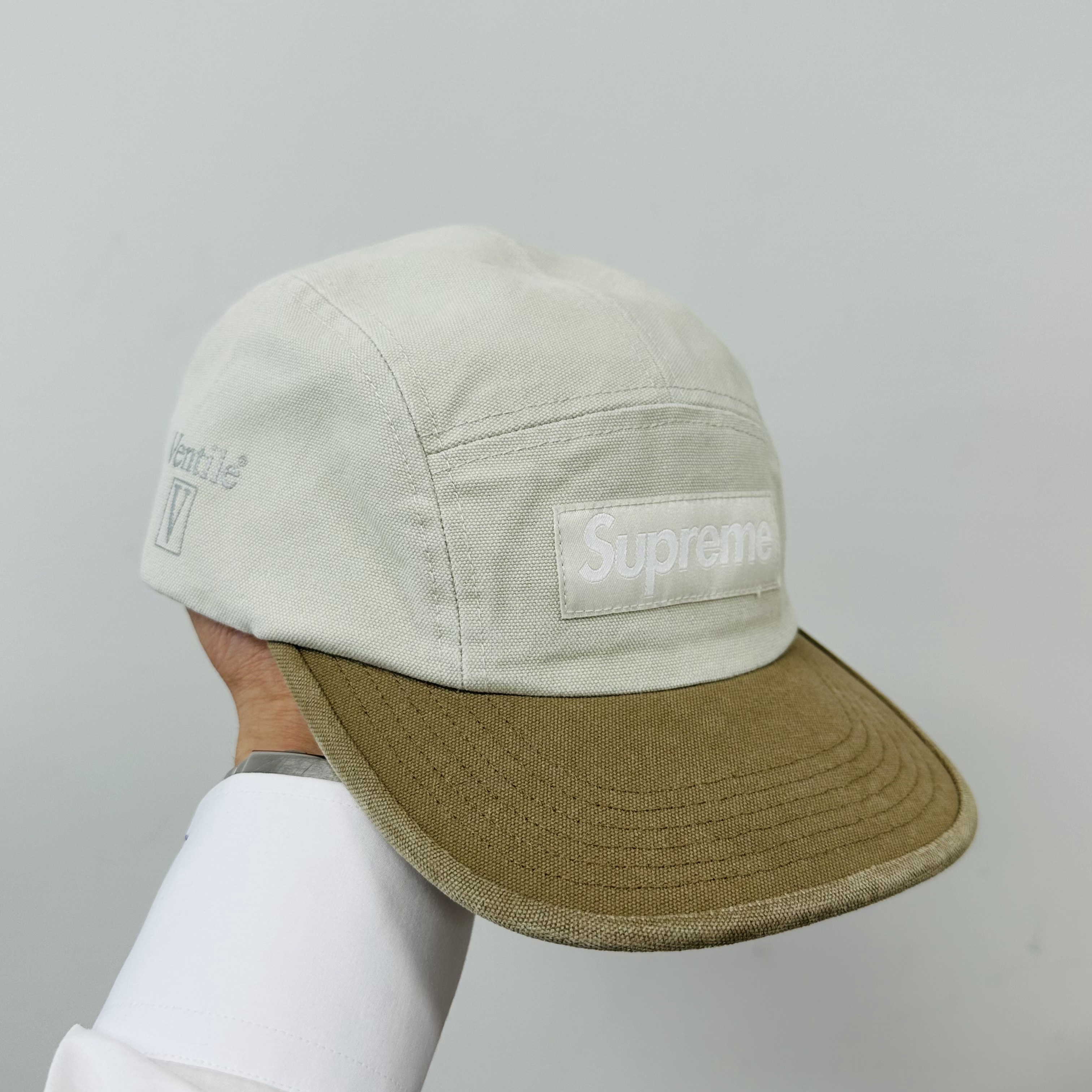 Supreme Ventile Camp Cap Stone - 25SS 착용 스타일