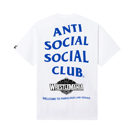 TI25B0301991 ASSC x WWE Wrestlemania LV Tee White