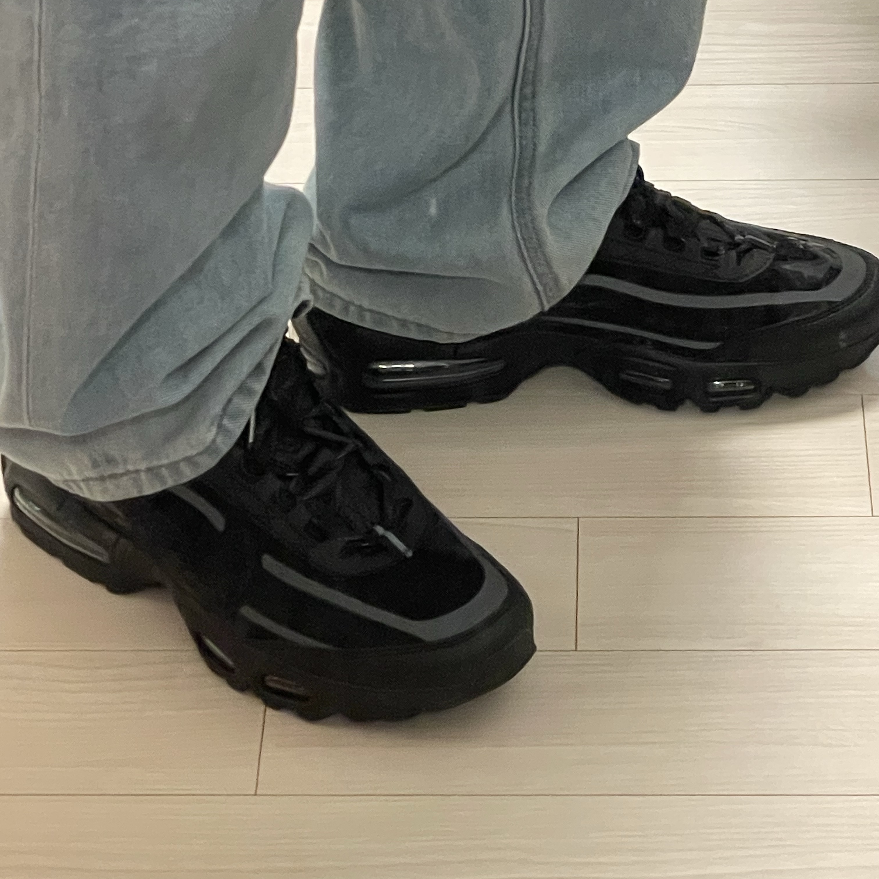 Nike x Worksout Air Max 95 Black Anthracite 착용 스타일 - 4
