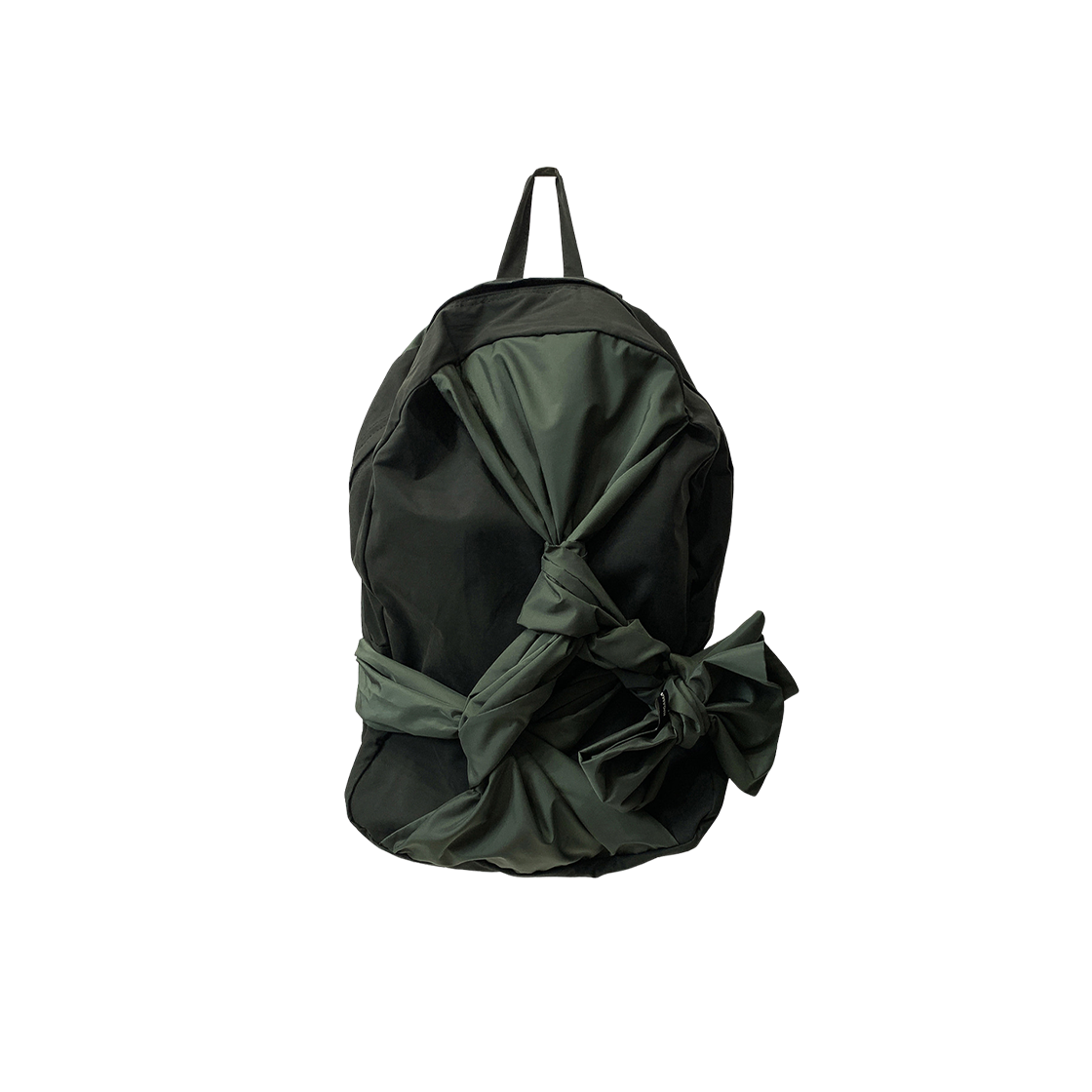 이우가마카라스 노티드 백팩 올리브 그린(Iugamakaras Knotted Backpack Olive Green)
