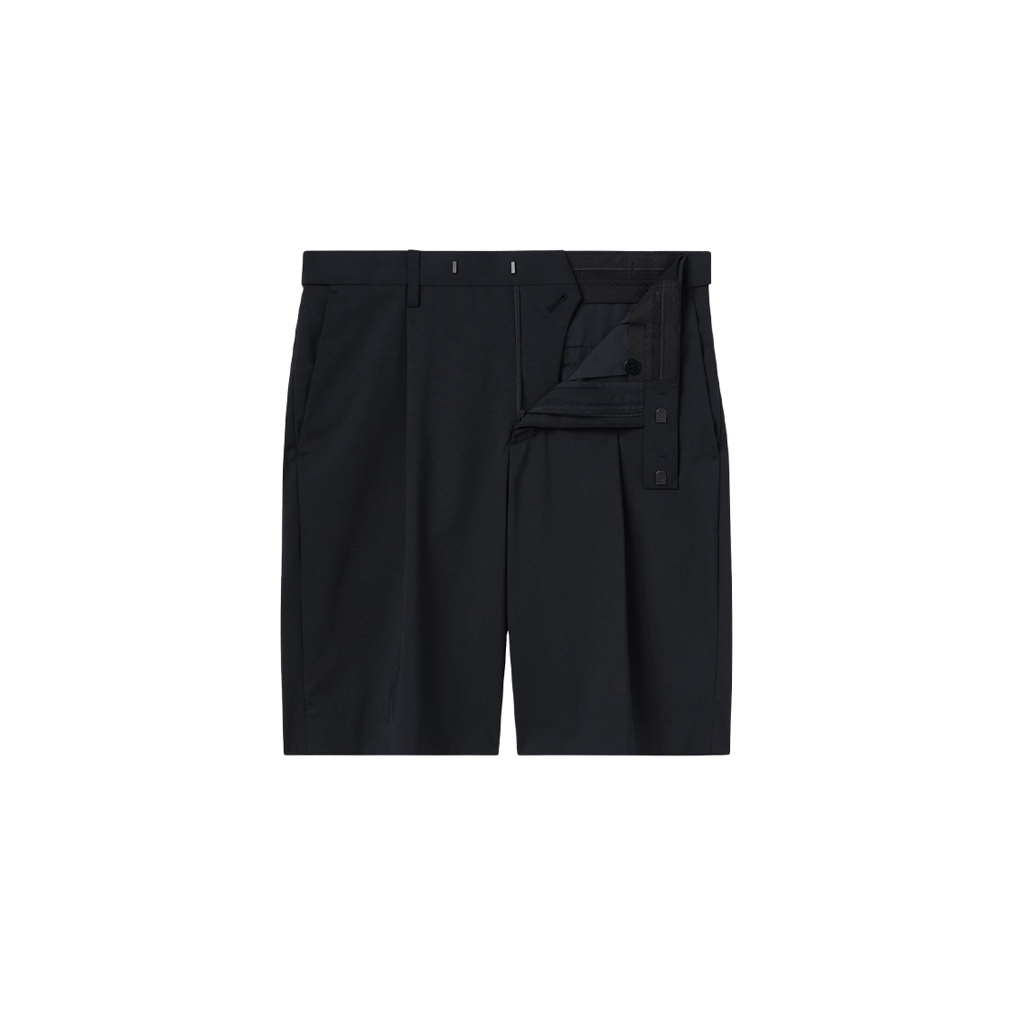 무신사 스탠다드 히든 밴딩 하프 슬랙스 블랙(Musinsa Standard Hidden Banding Harp Slacks Black)