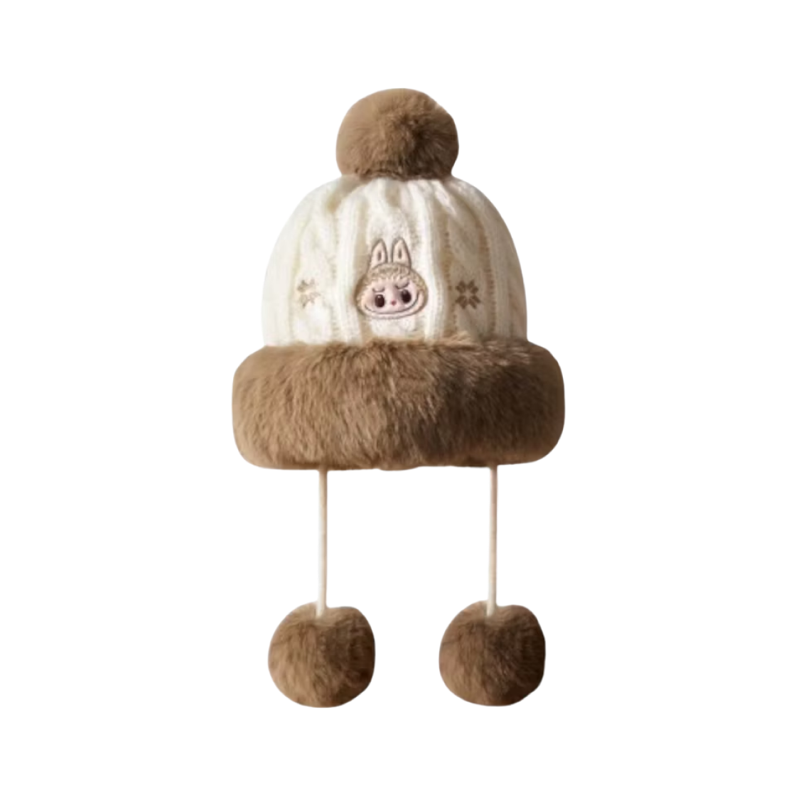 팝마트 더 몬스터즈 라부부 웜 플러피 홀리데이 시리즈 플러시 햇(Pop Mart The Monsters Labubu Warm Fluffy Holiday Series Plush Hat) - 1