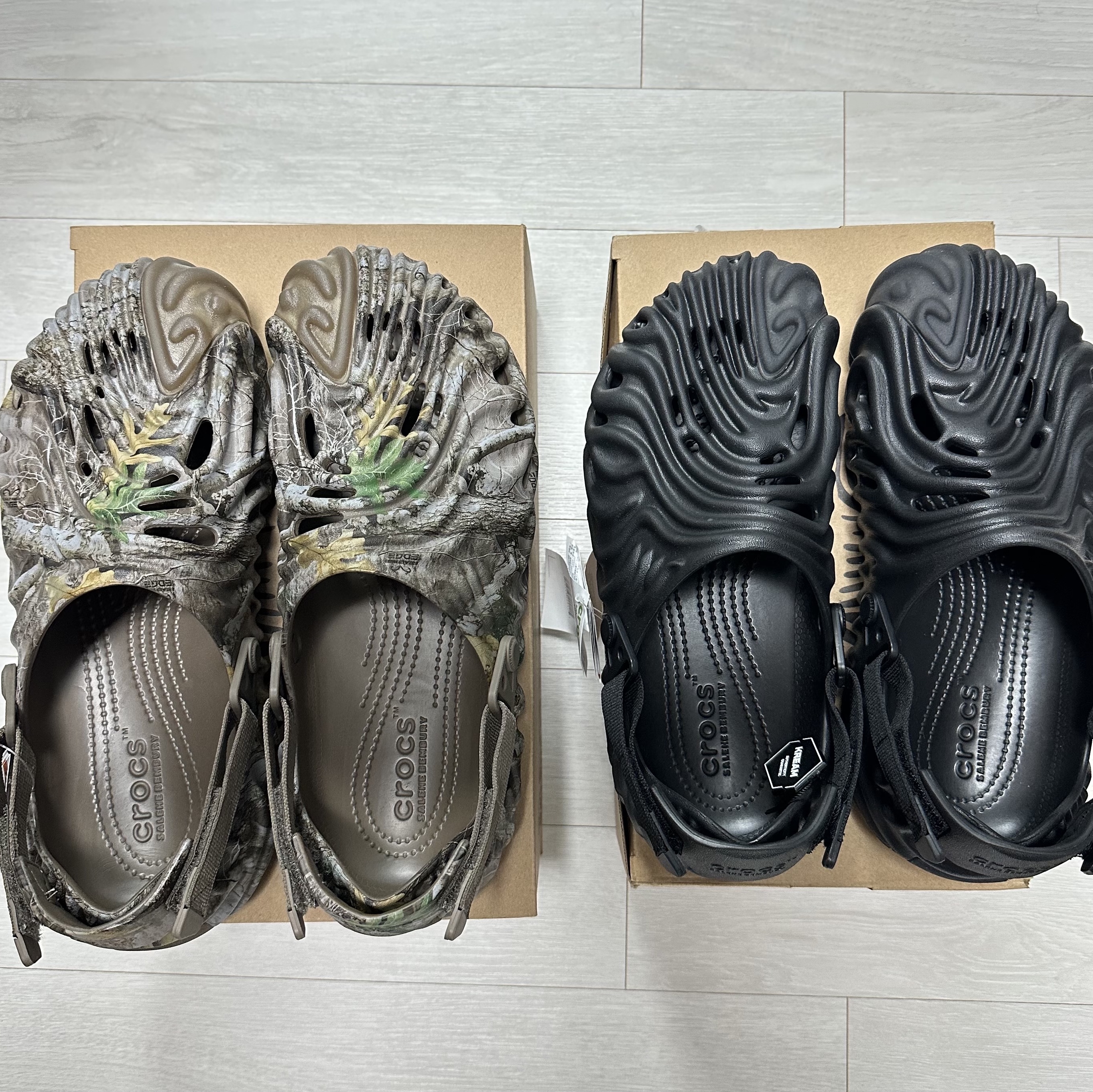 Crocs x Salehe Bembury Real Tree Camo 착용 스타일 - 4