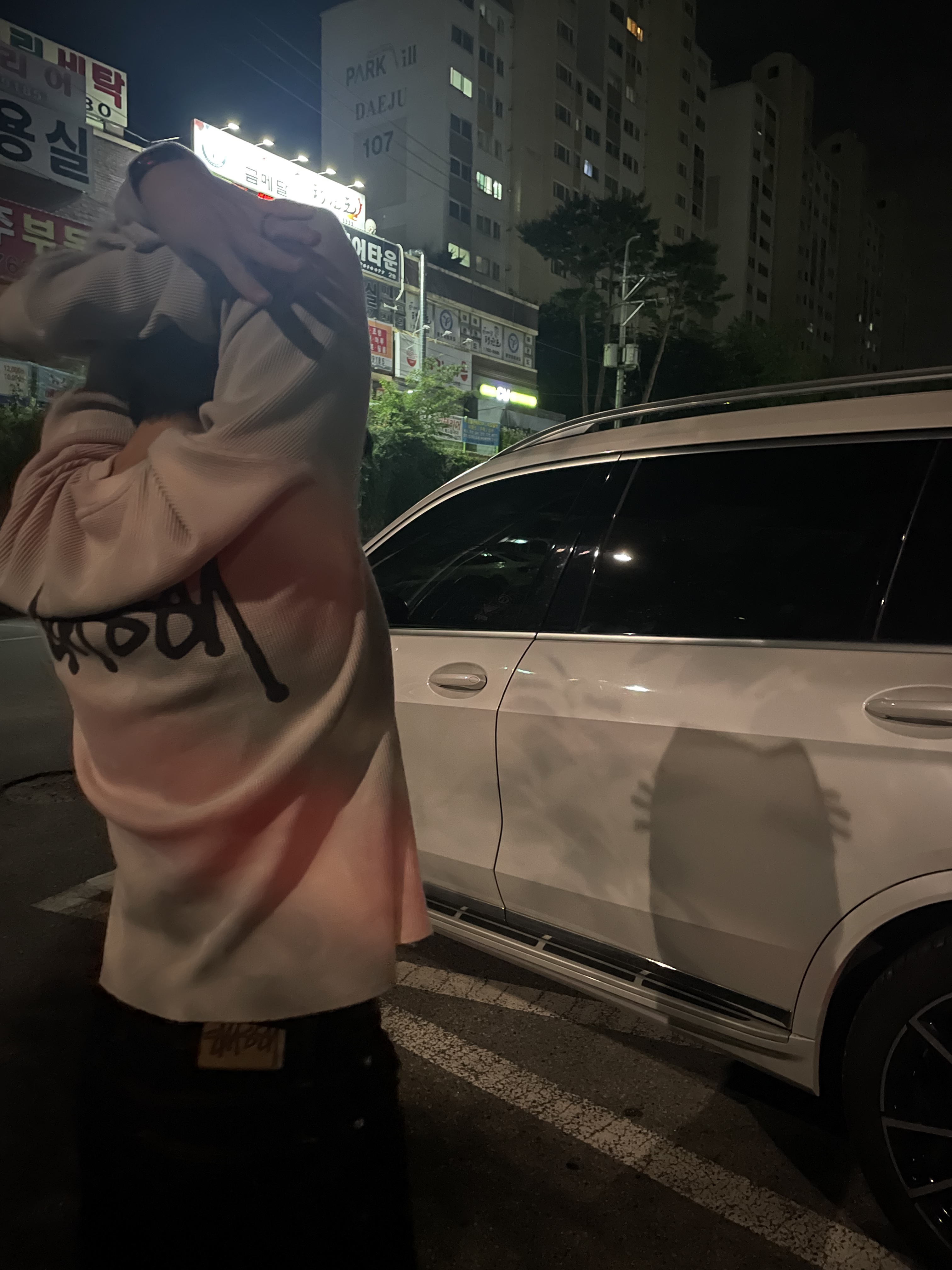 Stussy Basic Stock Thermal LS T-Shirt Bone, Stussy Denim Big OL' Shorts Washed Black 착용 스타일