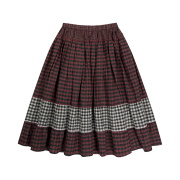 COYSEIO Mori Check Skirt Pink