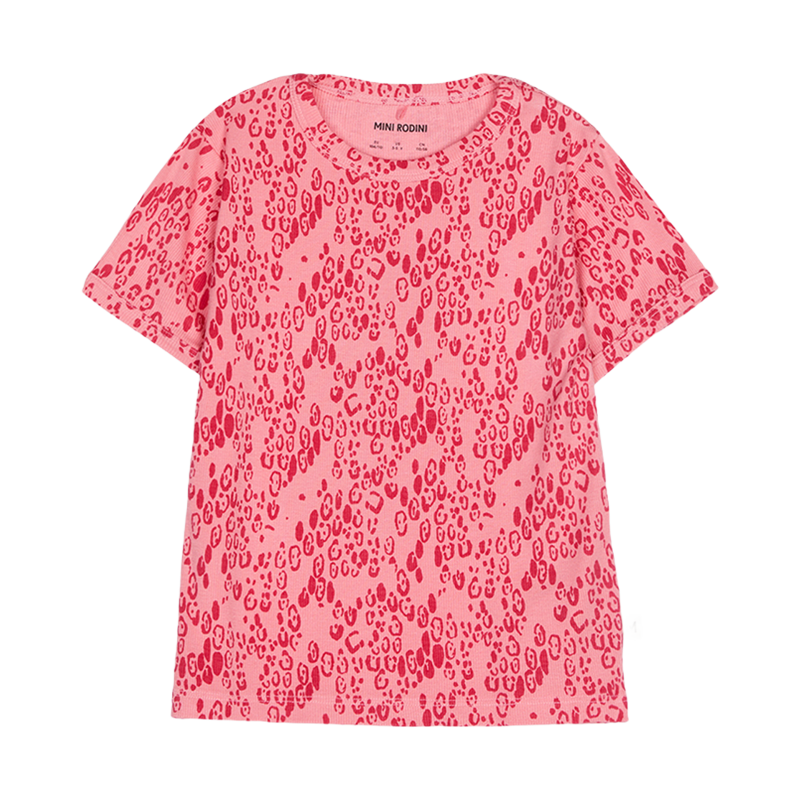 1100029328 (Kids) Mini Rodini Short Sleeve T-Shirt Pink