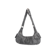 Iugamakaras Bumpy Buckle Stone Bag Grey