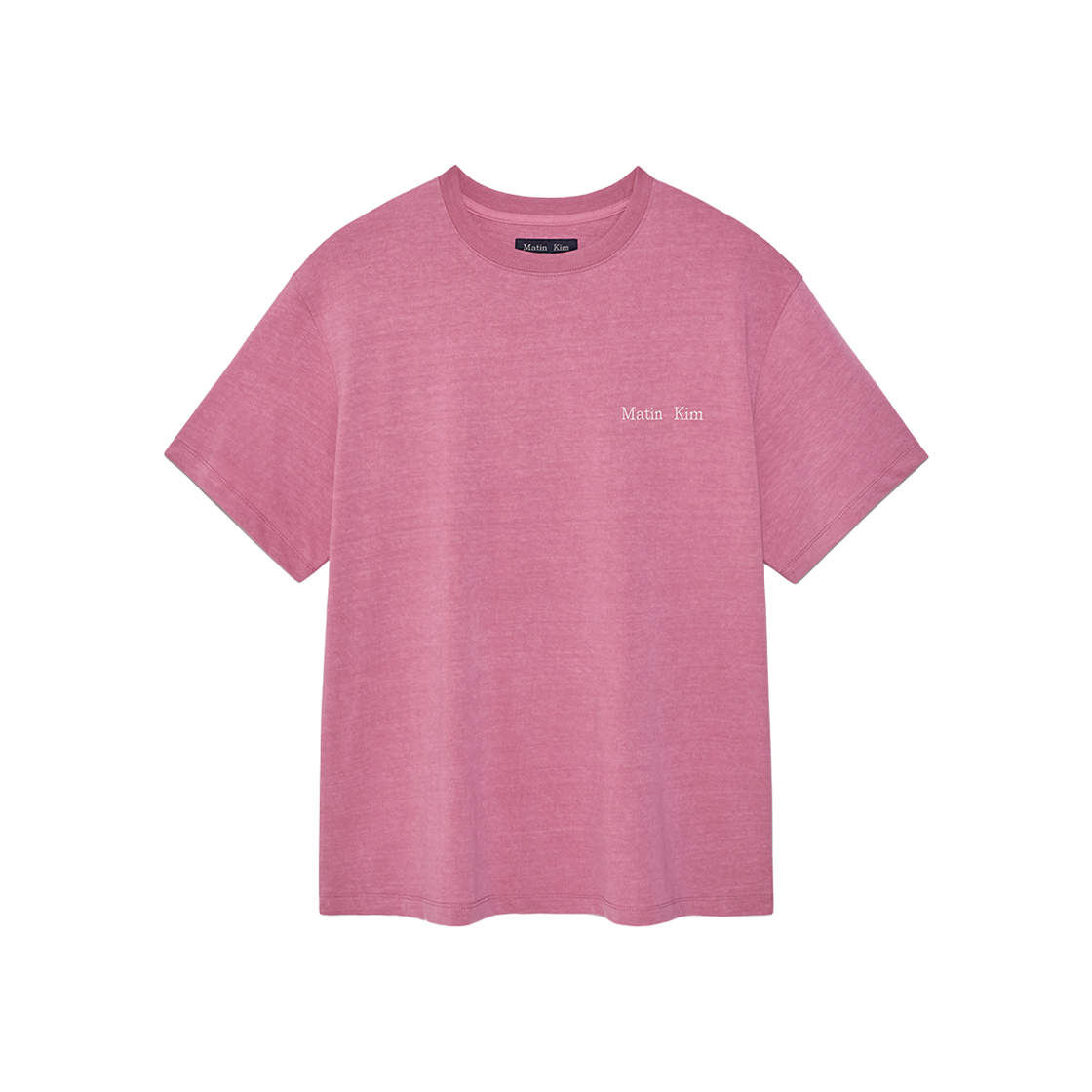 마뗑킴 빈티지 워시드 로고 탑 핑크(Matin Kim Vintage Washed Logo Top Pink) - 1