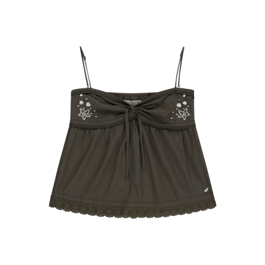 SU2502ST81 COYSEIO Solar Stitch Sleeveless Brown