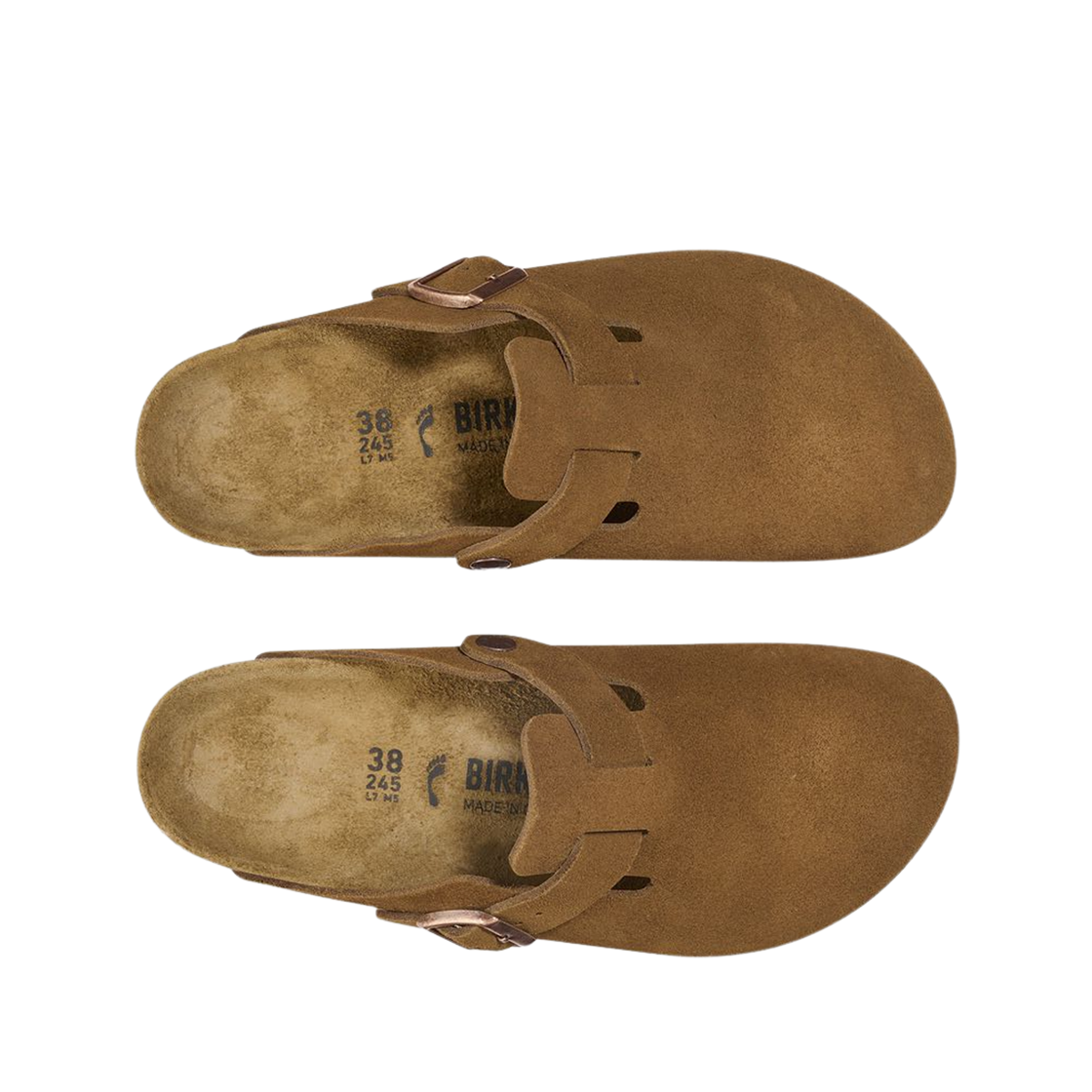 버켄스탁 보스턴 스웨이드 레더 밍크 - 레귤러(Birkenstock Boston Suede Leather Mink - Regular) - 2