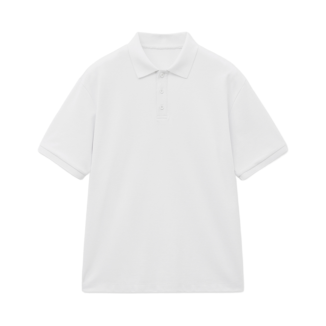 TNTS5E218WT TNGT Sorona Polo Shirts White - 대표 이미지 #1