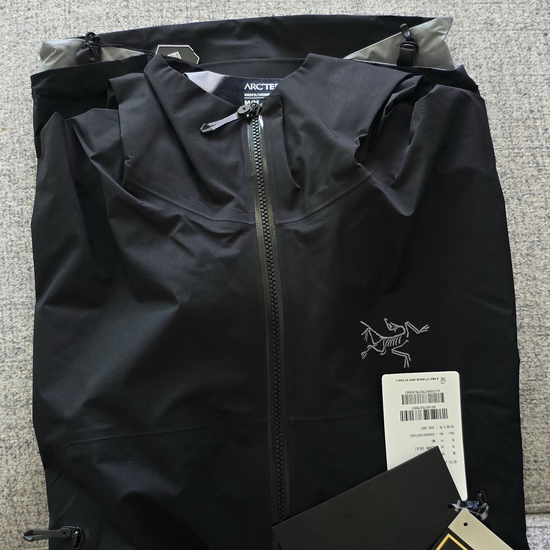 Arc'teryx Squamish Hoody Black, Arc'teryx Beta Jacket Black 착용 스타일 - 3