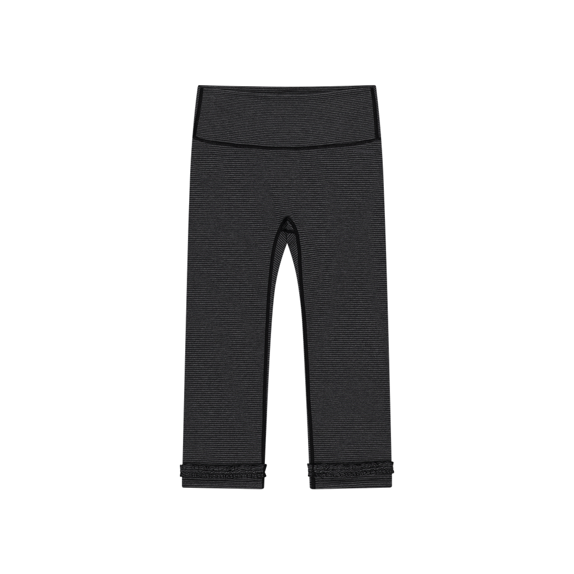 SU2502PT83 COYSEIO Stripe Rough Leggings Dark Grey