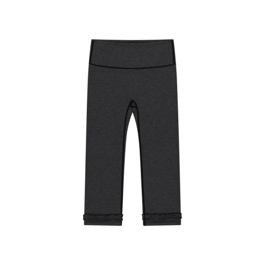 SU2502PT83 COYSEIO Stripe Rough Leggings Dark Grey