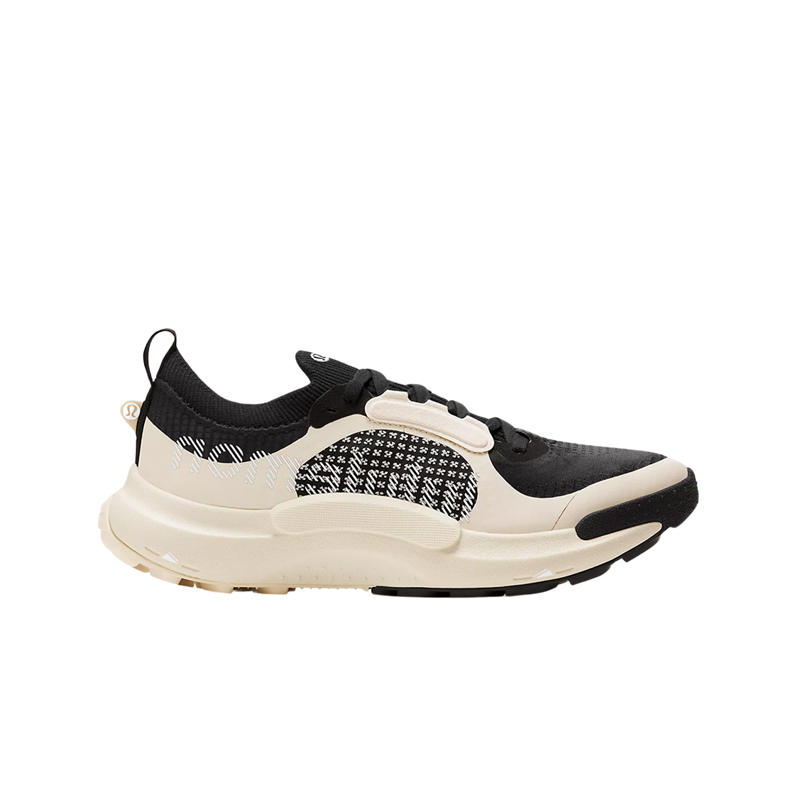 룰루레몬 와일드필 트레일 러닝 슈즈 블랙 내츄럴 아이보리(Lululemon Wildfeel Trail Running Shoes Black Natural Ivory)