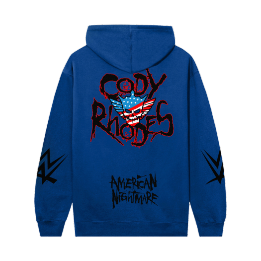 TI25B0502031 ASSC x WWE American Nightmare Hoodie Royal