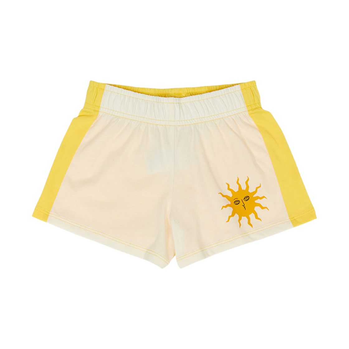 (키즈) 미니 로디니 숏 팬츠 아이보리((Kids) Mini Rodini Short Pants Ivory)