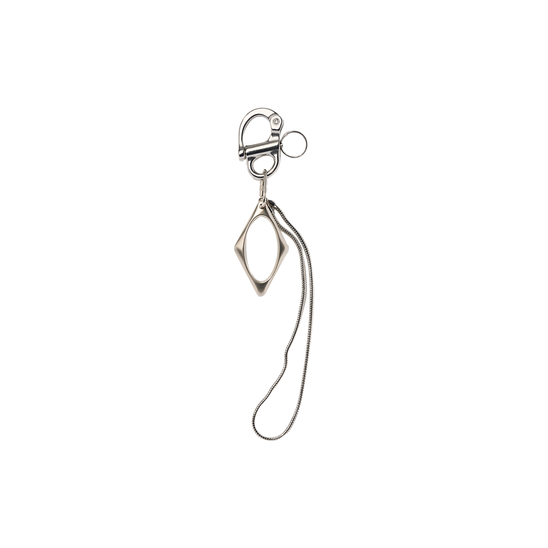 미스치프 롬버스 스네이크 키링 실버(Mischief Rhombus Snake Keyring Silver)