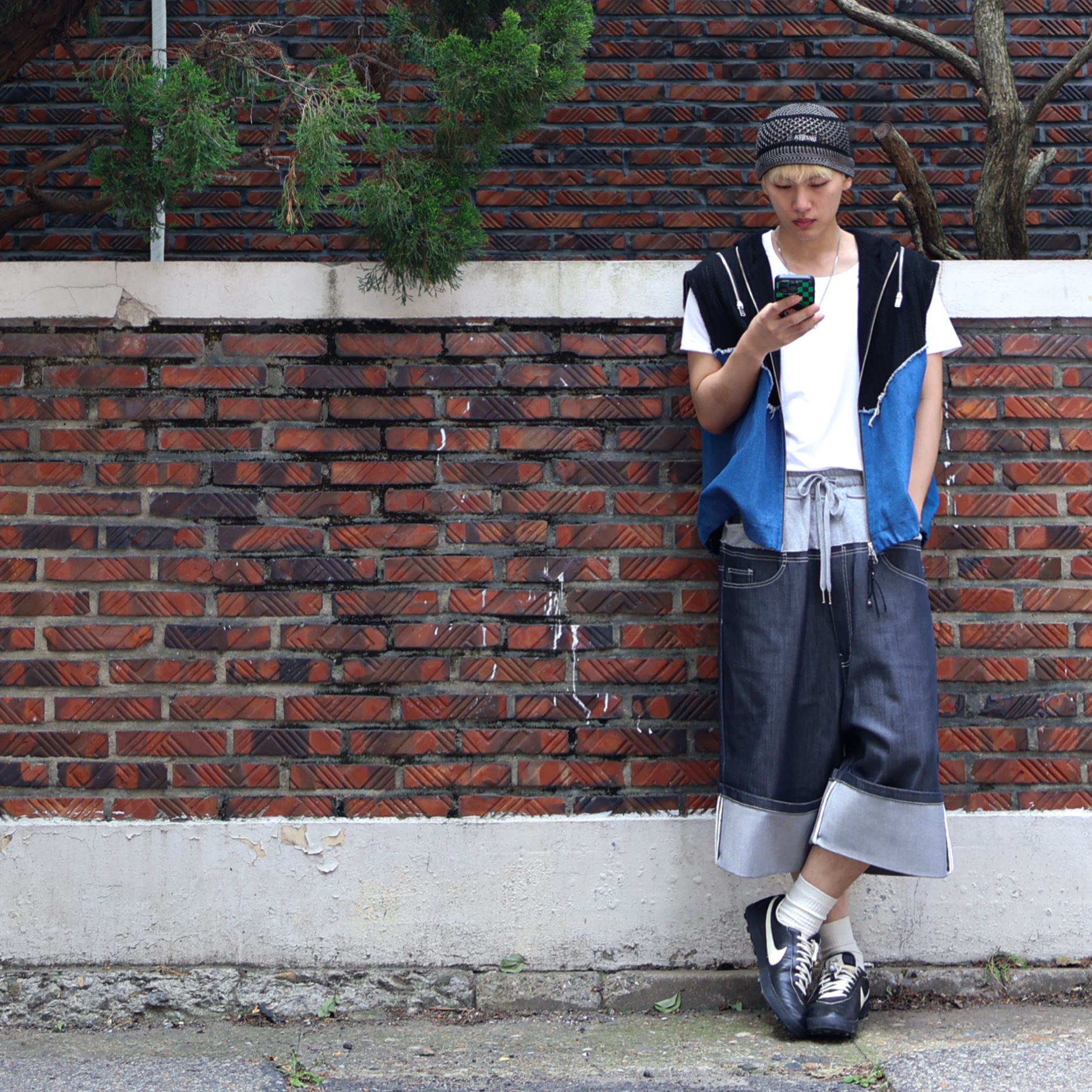 Nike x Bode Astrograbber SP Black and Coconut Milk 착용 스타일 - 4