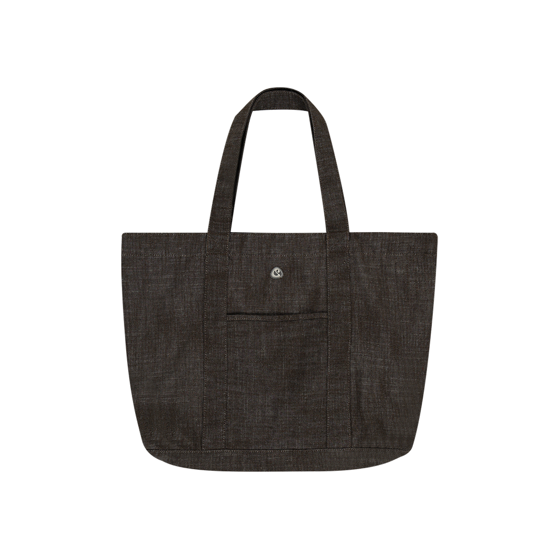 SU2502BG81 COYSEIO Reversible Check Denim Bag Brown