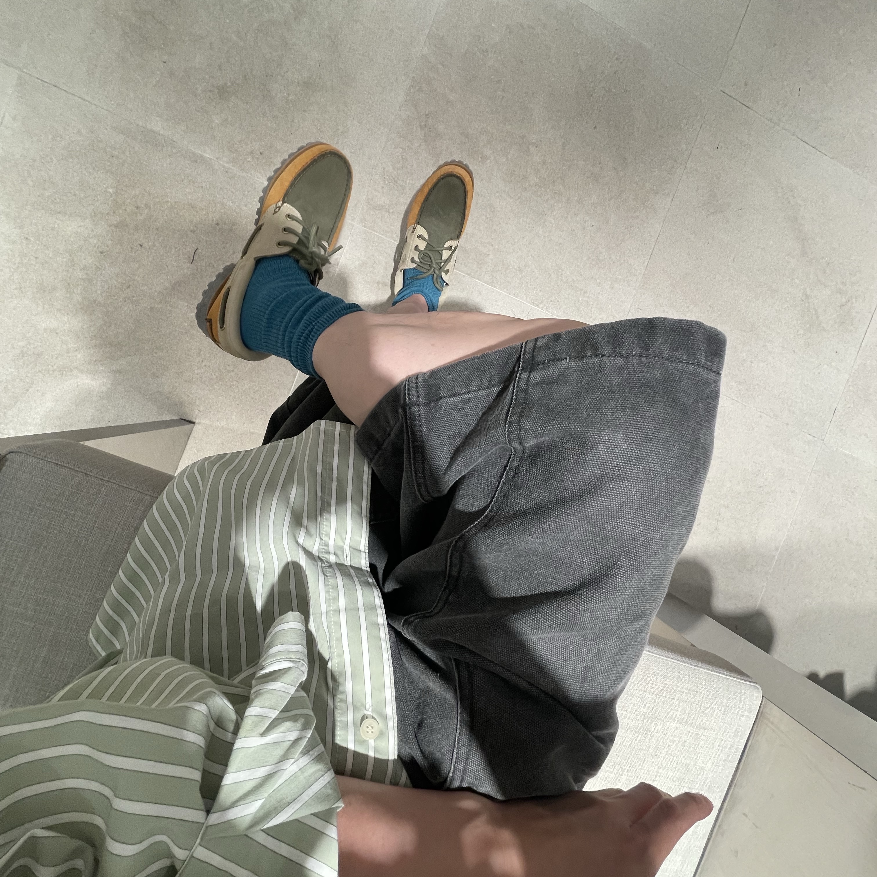 Timberland 3-Eye Lug Boat Shoes Wheat - Wide 착용 스타일