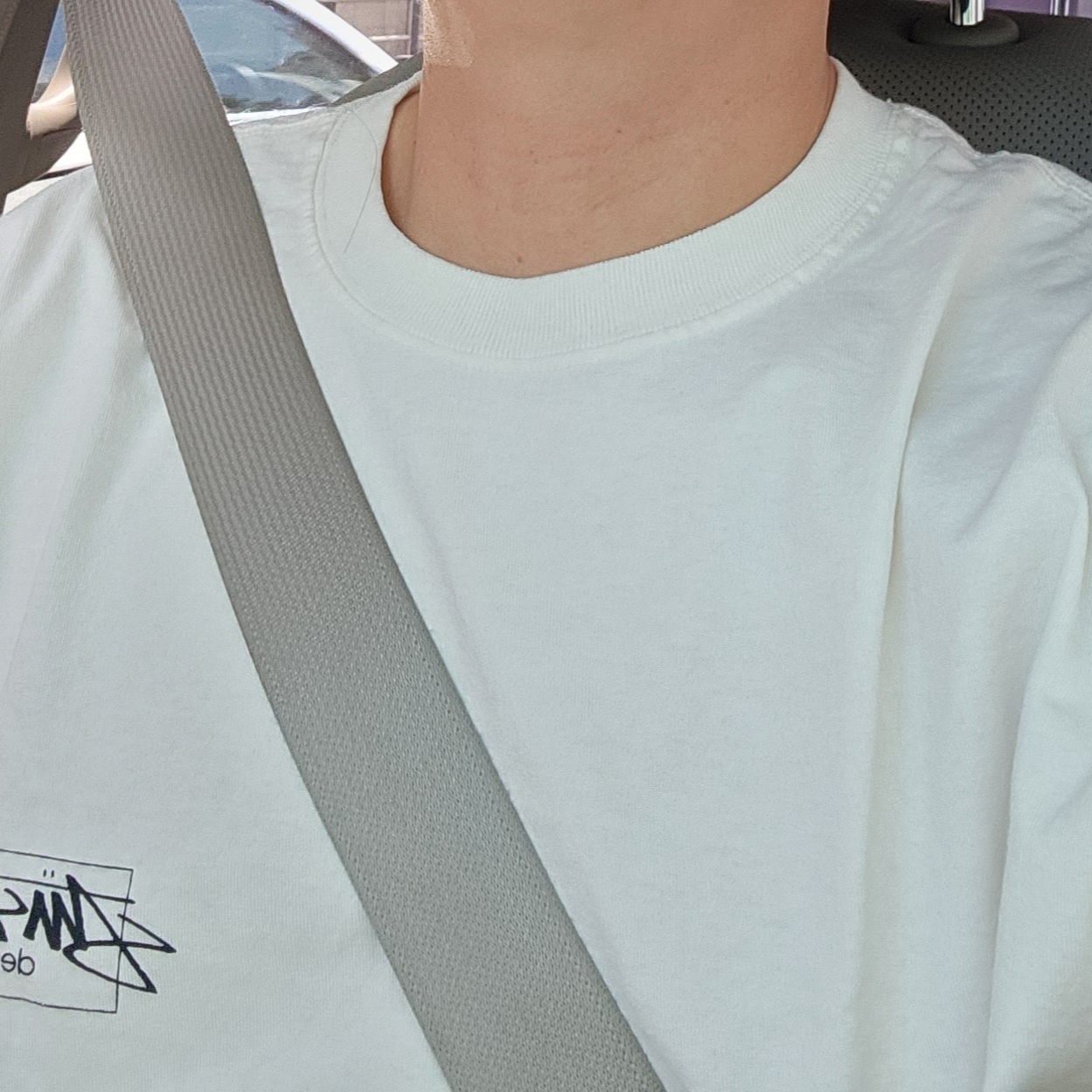 Stussy Modern Age Pigment Dyed T-Shirt Natural 착용 스타일 - 2