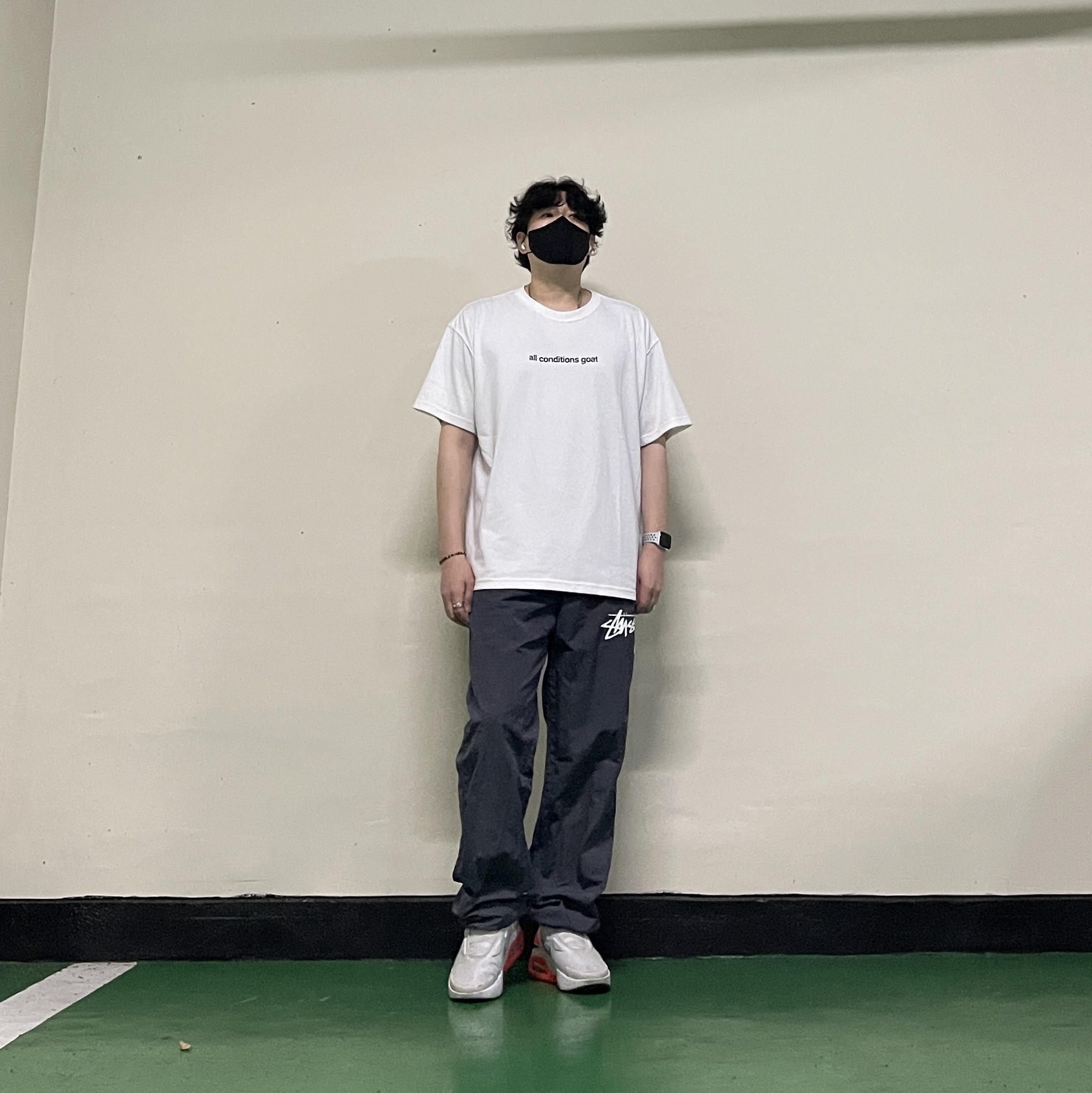 Nike ACG Dri-Fit T-Shirt Summit White - Asia, Nike x Stussy Beach Pants Off Noir 착용 스타일 - 1