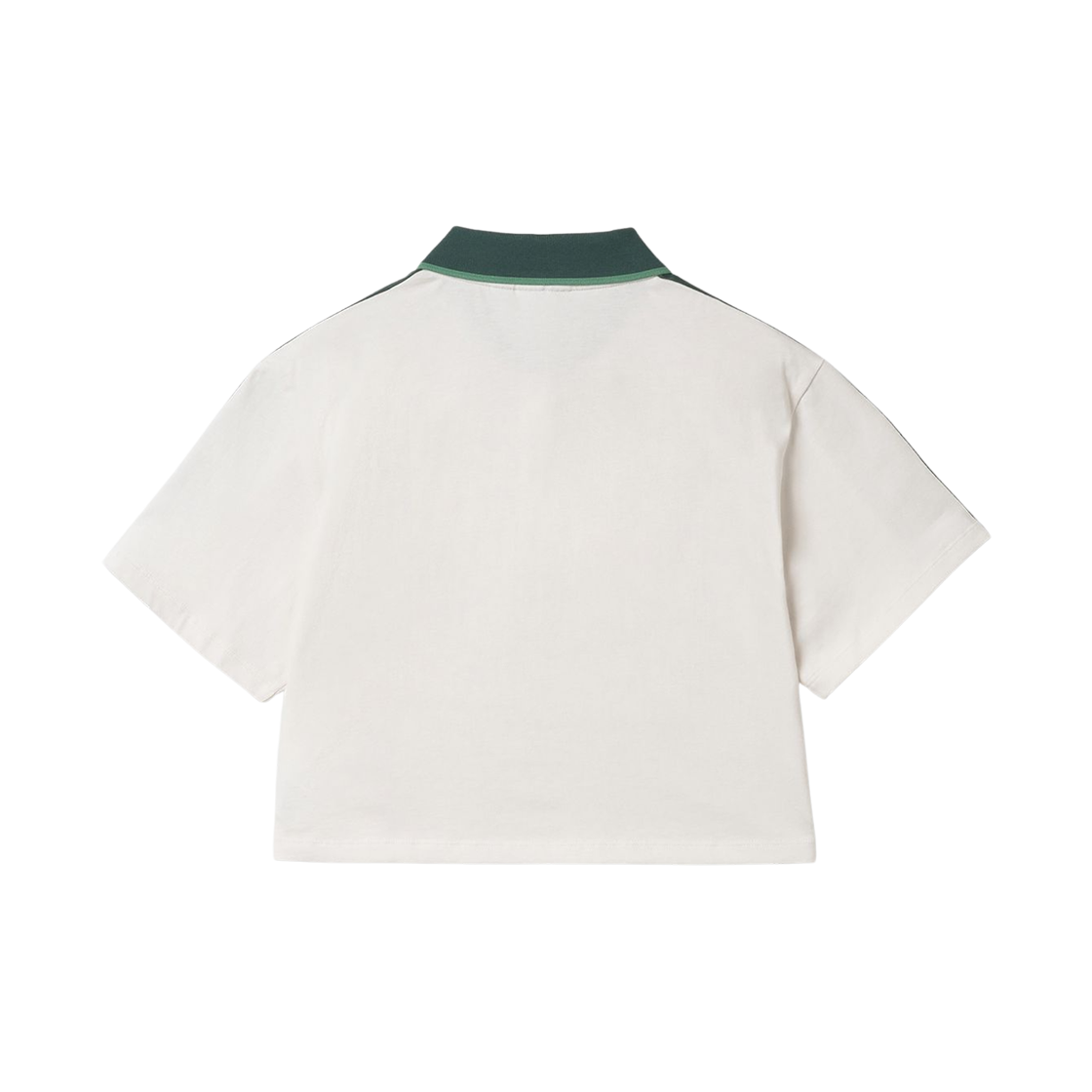 (W) 아디다스 루즈 크롭 폴로 셔츠 클라우드 화이트 - KR 사이즈((W) Adidas Loose Crop Polo Shirt Cloud White - KR Sizing) - 2