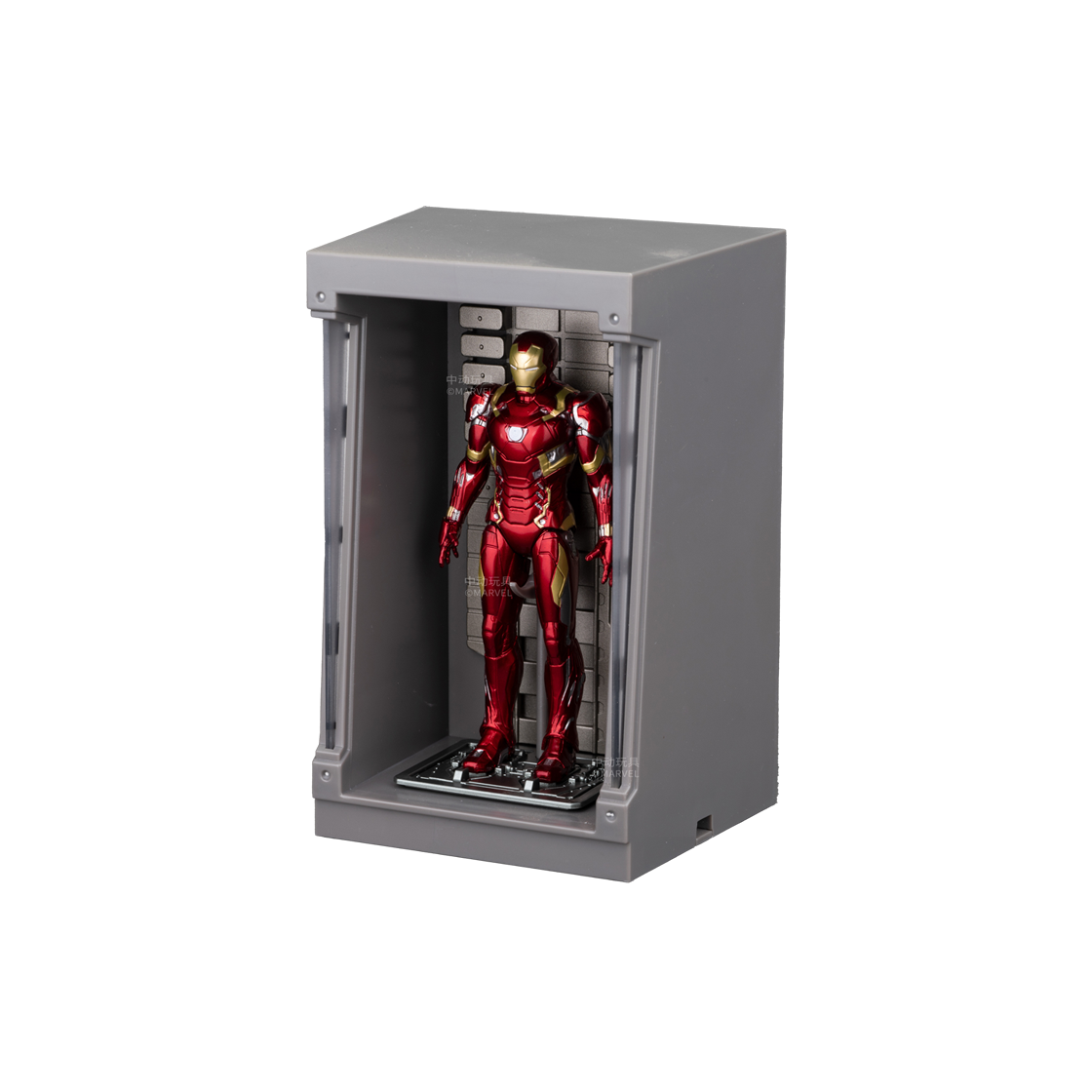 1922-46 Marvel Collection ZD TOYS 4Inch Iron Man Hall Of Amor Set Mk46