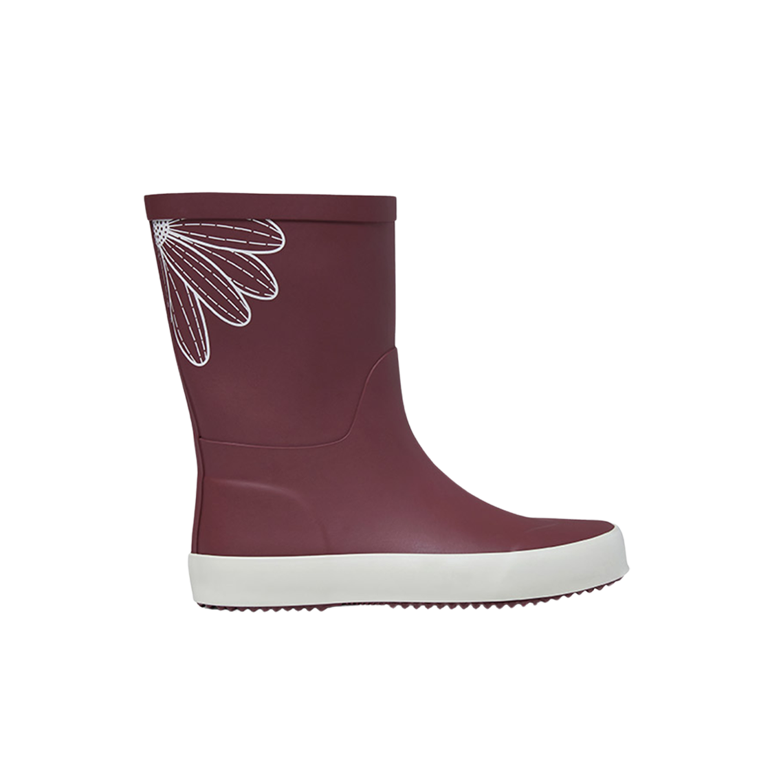 (W) 마르디 메크르디 플루이 레인 부츠 버건디((W) Mardi Mercredi Pluie Rain Boots Burgundy)