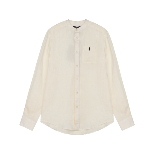 KM5CSHLRL52WT [30% 적립] Polo Ralph Lauren Children Linen Shirt Nevis - 25FW
