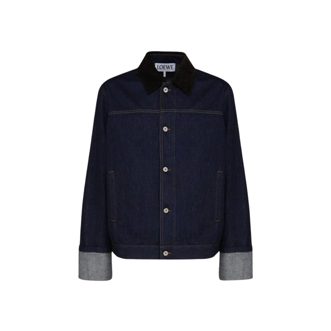 【新品未使用】LOEWE Fisherman Jacket Loewe - Fisherman Turn-up Denim Jacket | HBX - Globally