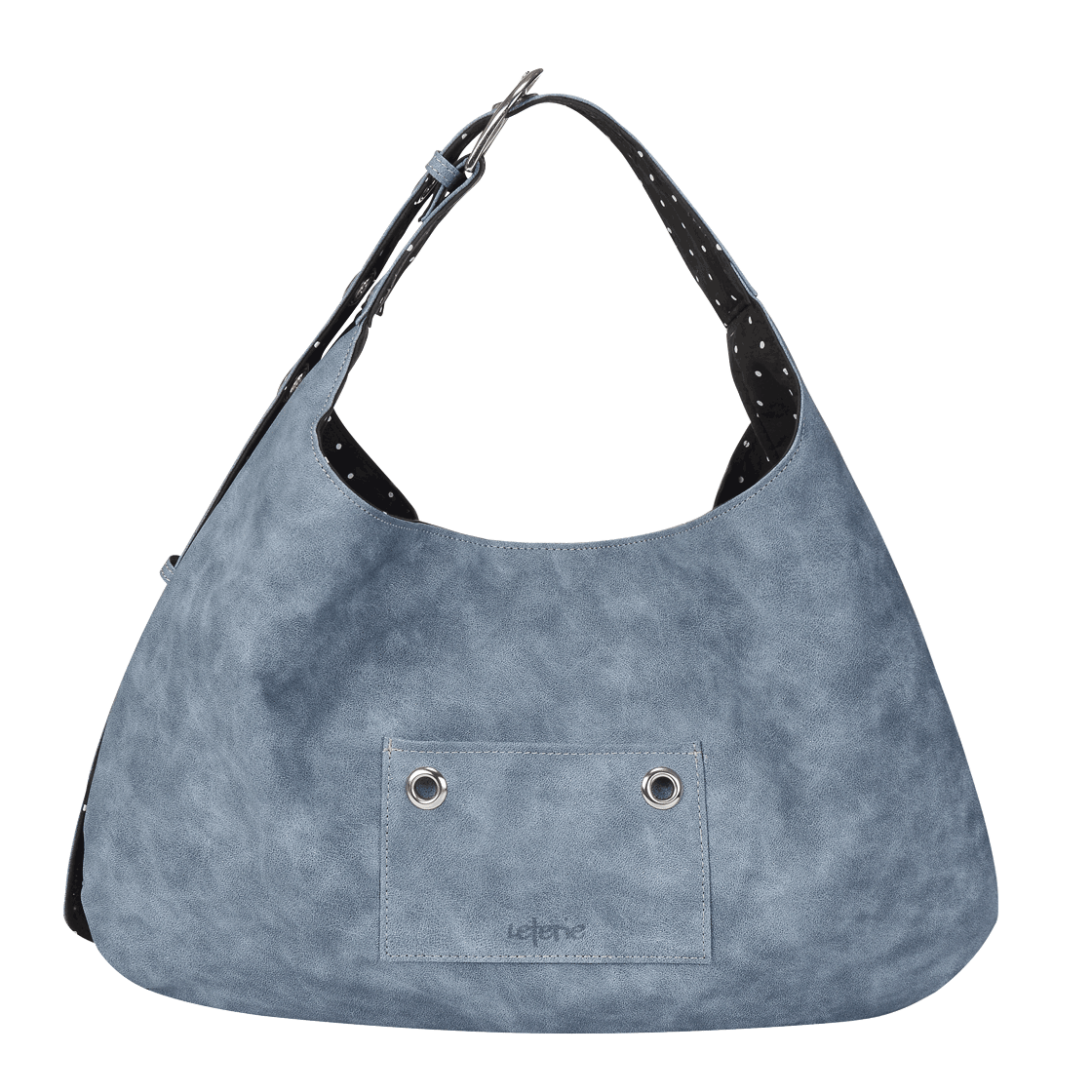 lr25ss12 Leterie Buckle Reversible Shoulder Bag_Blue