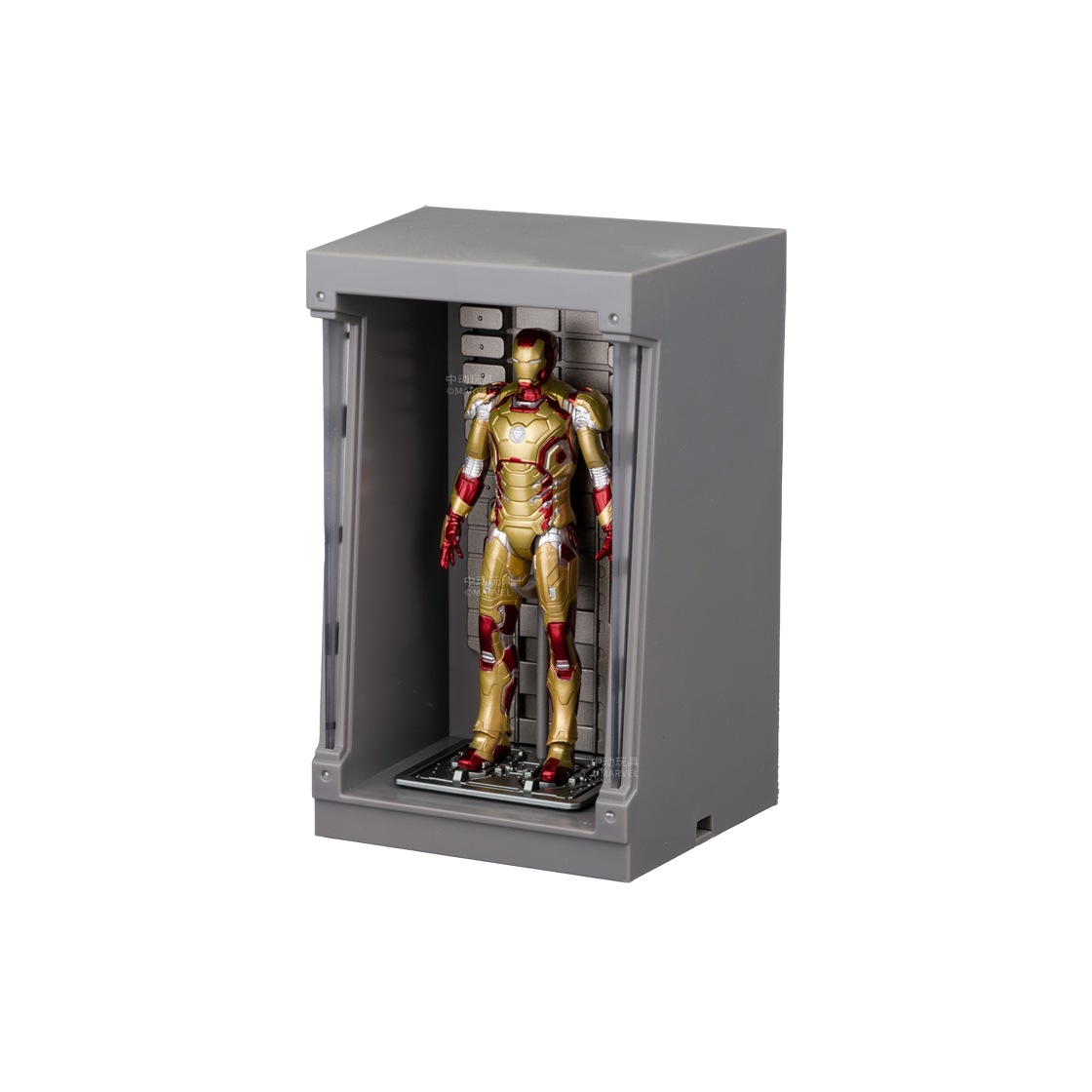1922-42 Marvel Collection ZD TOYS 4Inch Iron Man Hall Of Amor Set Mk42