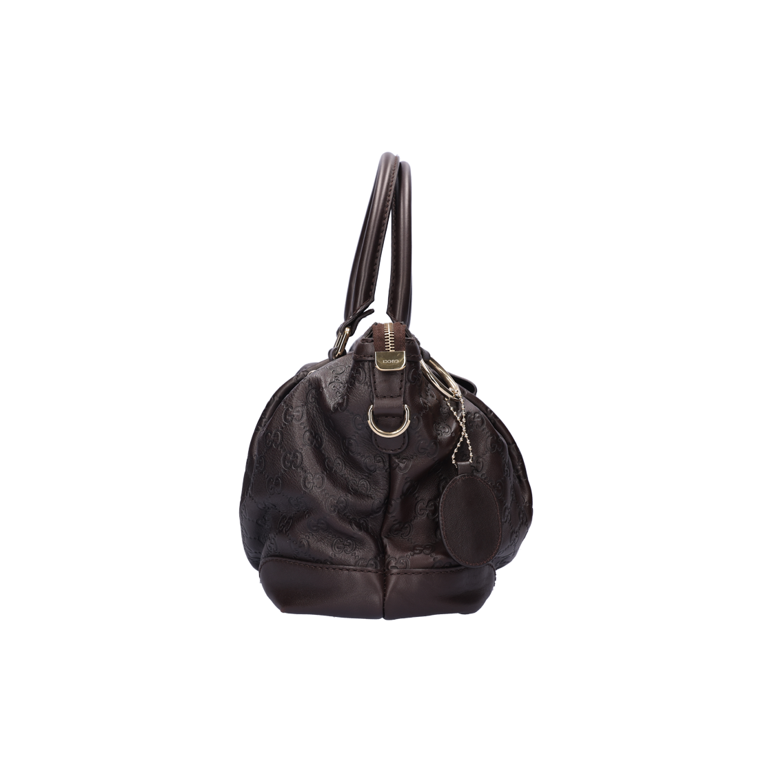 [C등급] 구찌 247902 시마 백 레더 브라운([C등급] Gucci Vintage Shima Bag in Leather Brown) - 2