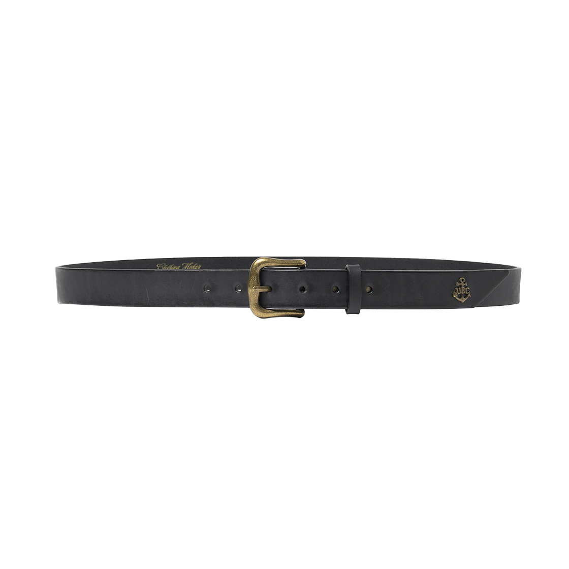 UB2534BT093MBB Uniform Bridge Anchor Leather Belt Black