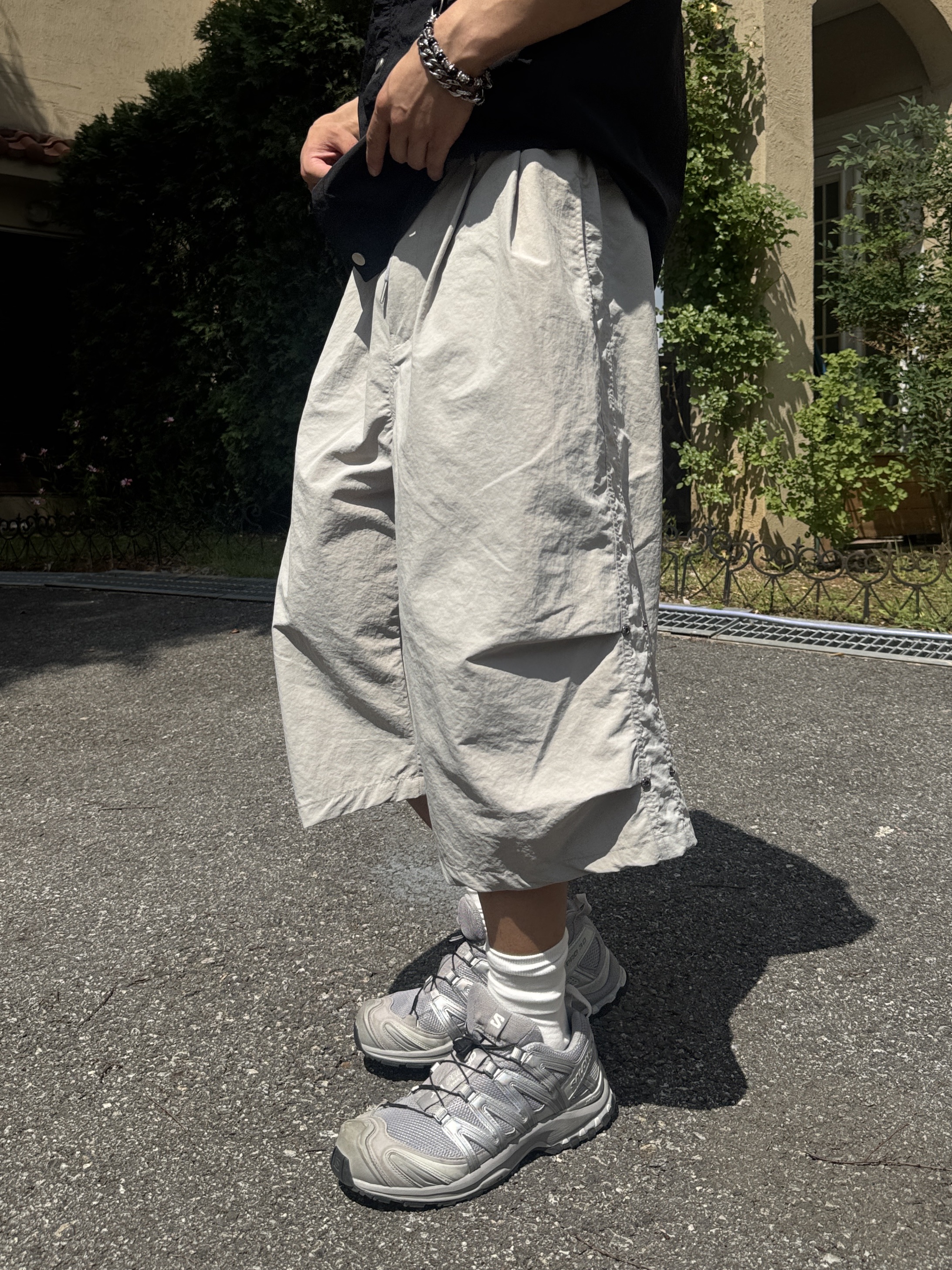 Salomon XA Pro 3D Alloy Silver 착용 스타일 - 2