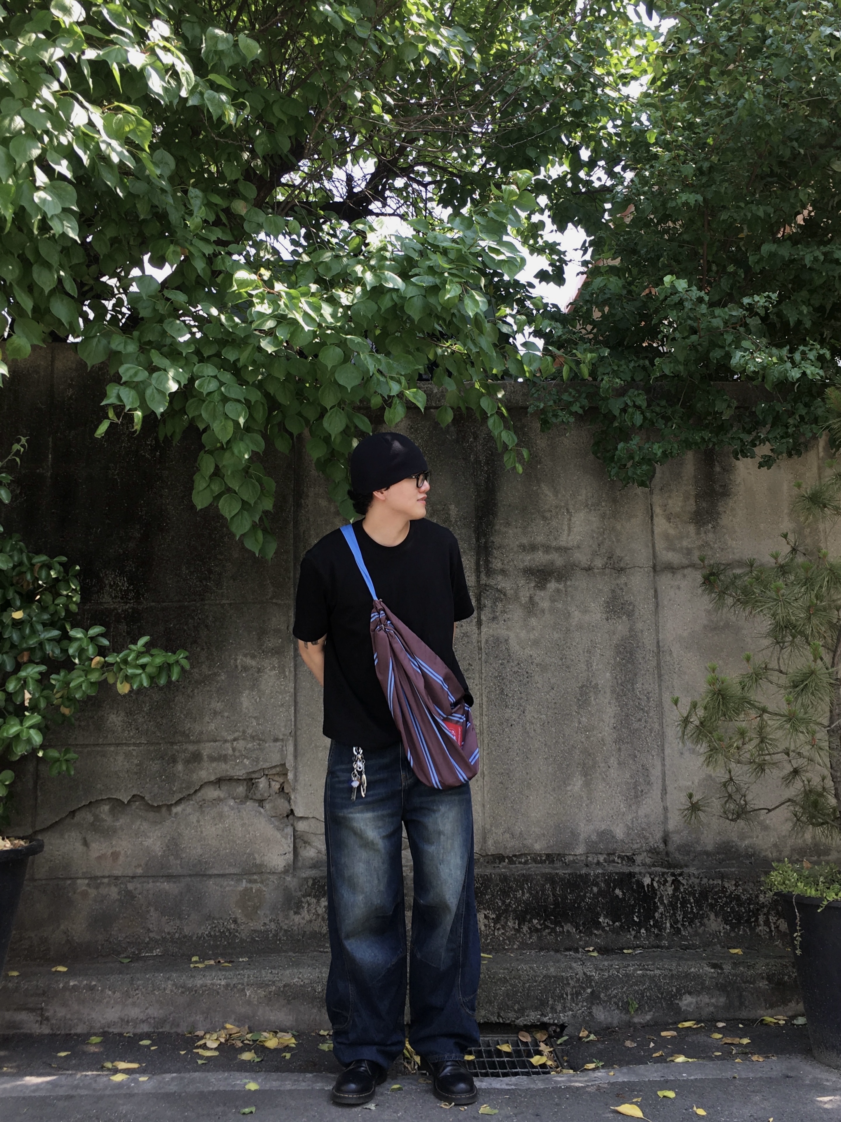 Dr. Martens 1461 Smooth Black 착용 스타일 - 1