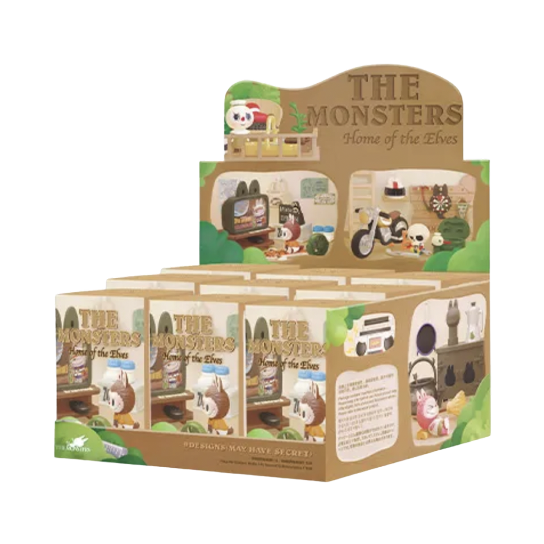 팝마트 라부부 더 몬스터즈 집 요정 시리즈 미개봉 랜덤박스 (9개입)(Pop Mart Labubu The Monsters Home Of The Elves Series Sealed Case (9 Blind Box)) - 1